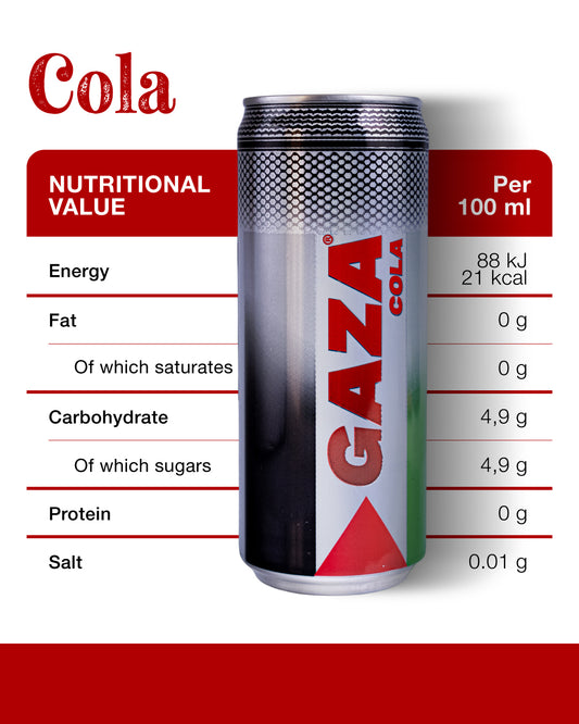 Gaza Cola Soft Drink, 330 ml x24